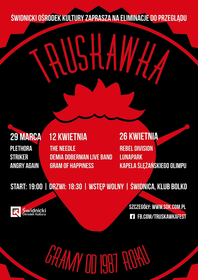 Truskawka: Rebel Division + Lunapark + Kapela Ślężańskiego Olimpu [koncert]