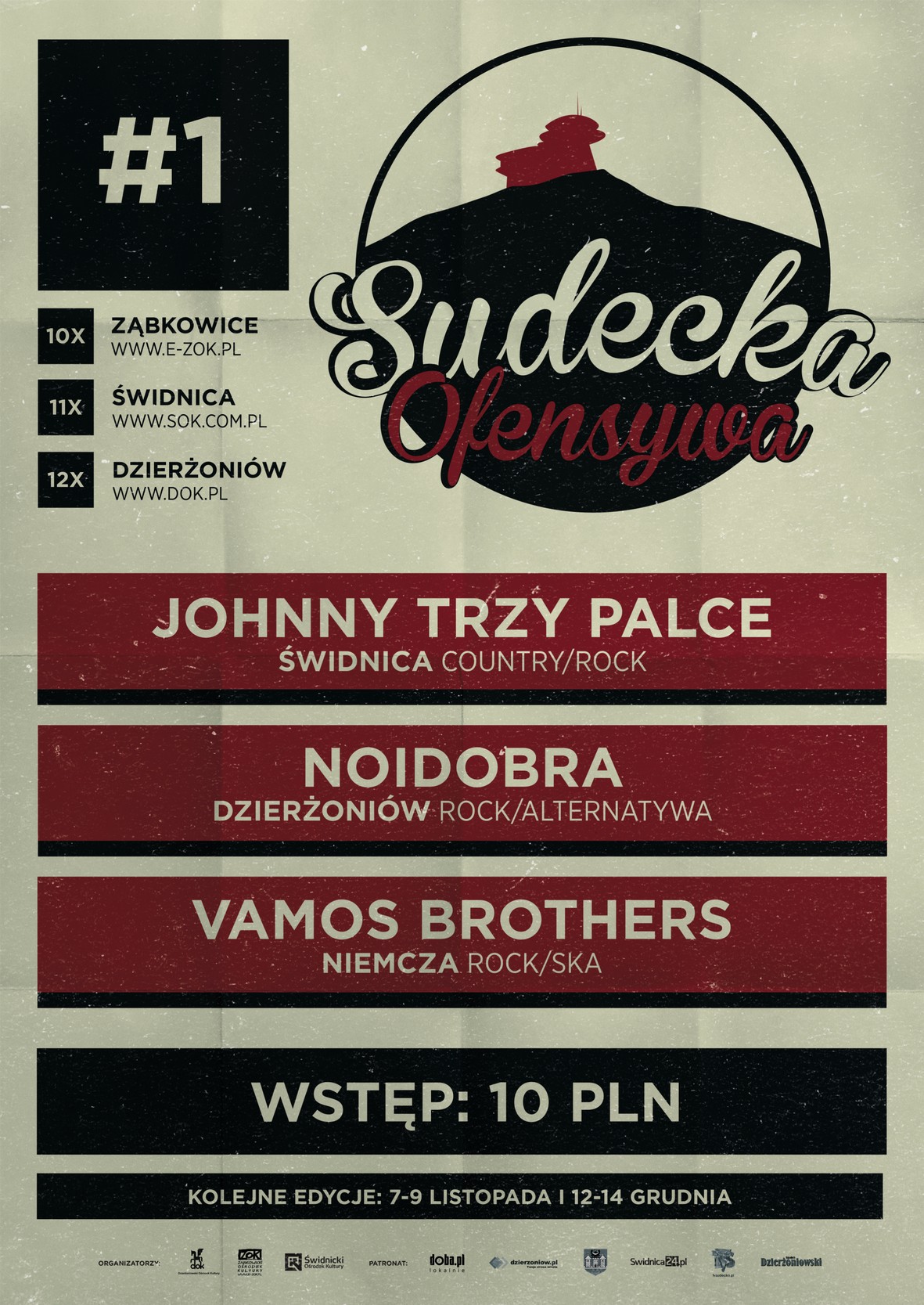 Sudecka Ofensywa: Johnny Trzy Palce + Noidobra + Vamos Brothers [koncert]