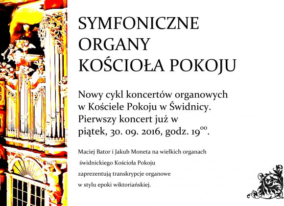 symfoniczne organy kościoła
